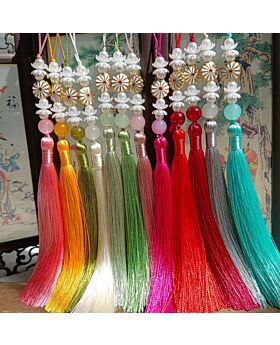 Tassel Imlek Flower Beads CNY