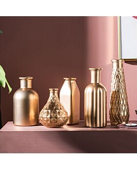 Vase Bunga Kaca Gold Emas Jkc