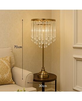 Crystal Rectangle Pendant Flower Stand Vsc