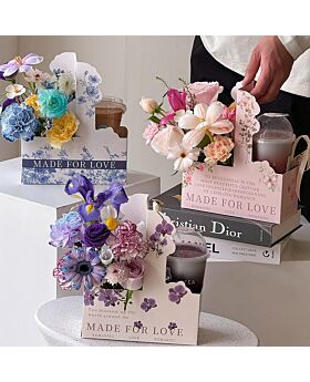 Box Bunga Kotak Jinjing Minuman Tumbler Kopi Fst