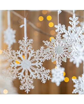 10pcs Acrylics Snowflake Xmas